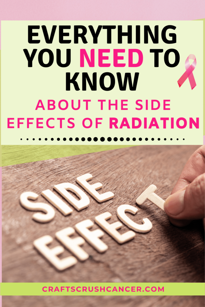 the side effects of radiation for breast cancer